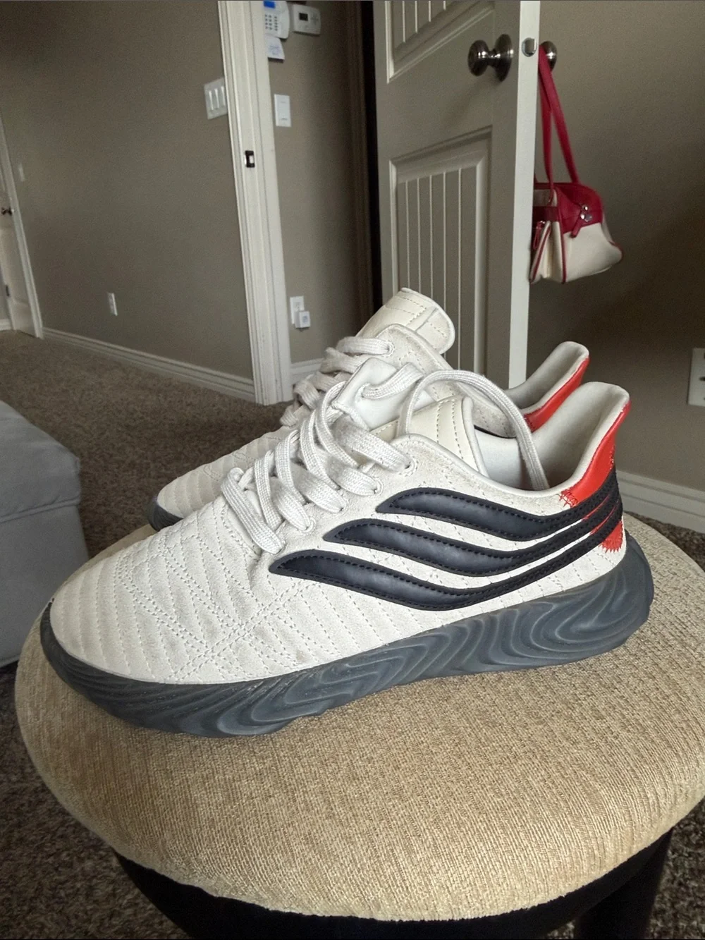 adidas Sobakov Off White Core Black Raw Amber